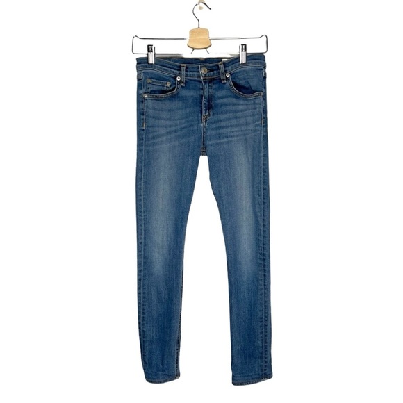 Rag & Bone High Rise Skinny Leg Jeans in Color Sloane - Picture 1 of 13